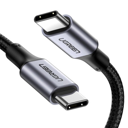 Ugreen USB Type-C Kabel 1.83m Sort - Hurtig Opladning & Dataoverførsel, Premium Kvalitet!
